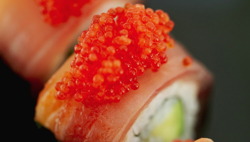 MILD: Sushi og Farris sine milde smaker er som skapt for hverandre.