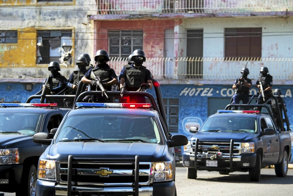 I april ble nok en elitegruppe dannet. Her patruljerer de gjennom byer i delstaten Sinaloa, som også er navnet på Mexicos mektigste narkokartell.