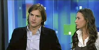 SKILSMISSE: Det er snart slutt på forholdet mellom det umake paret Ashton Kutcher og Demi Moore.