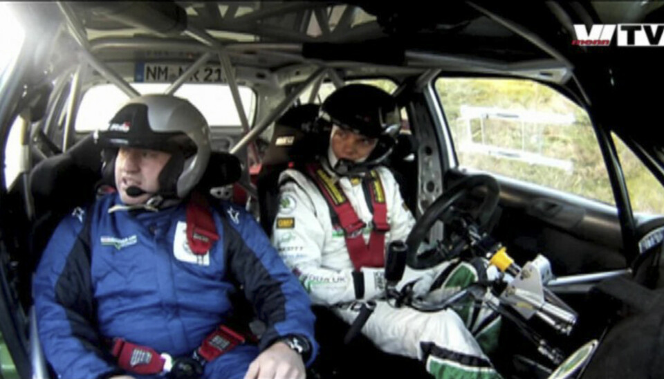 På ville veier med Norges nye rallystjerne