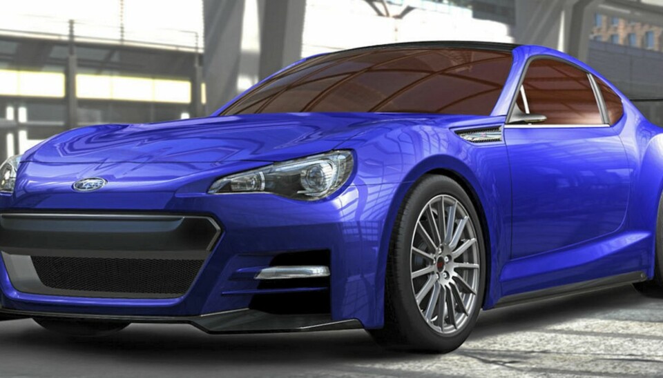 NY: Dette er er Subaru BRZ Concept - STI.