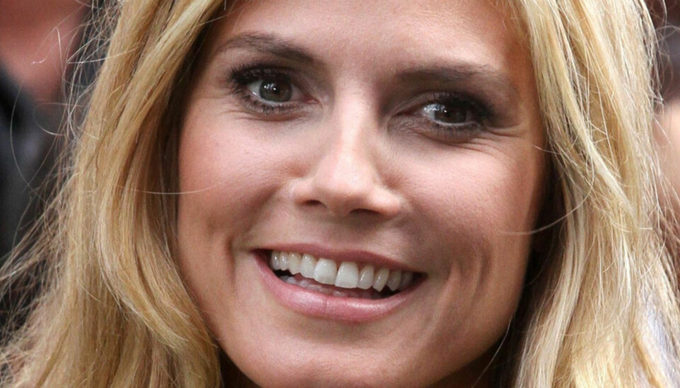 HEIDI KLUM: Noen ganger er det godt å se at supermodeller som Heidi Klum også eldes som vanlige dødelige.