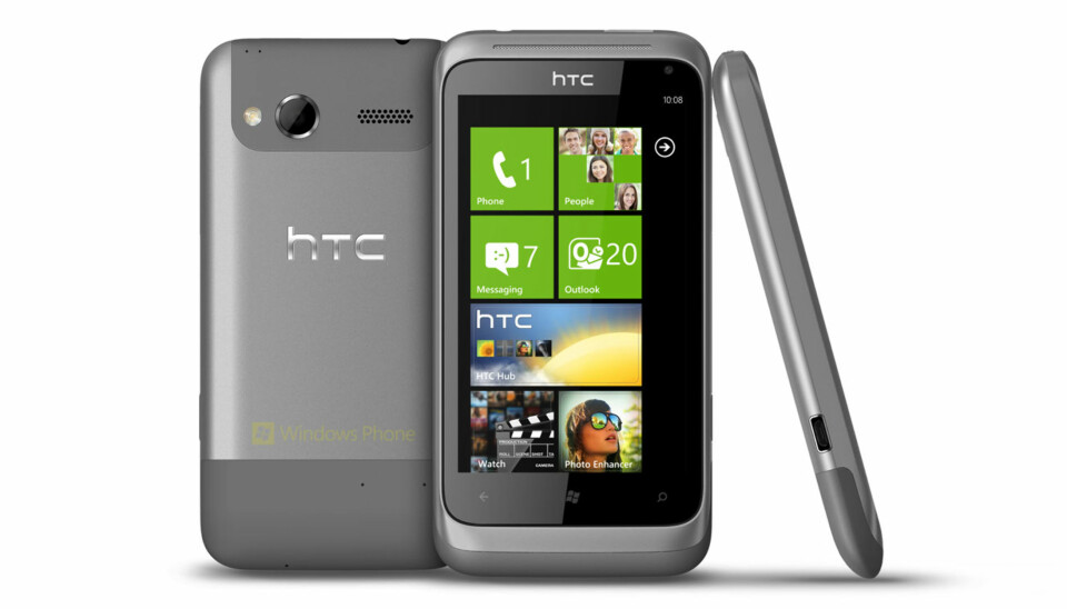 WINDOWS: HTC Radar kjører den nyeste utgaven av operativsystemet Windows Phone 7.