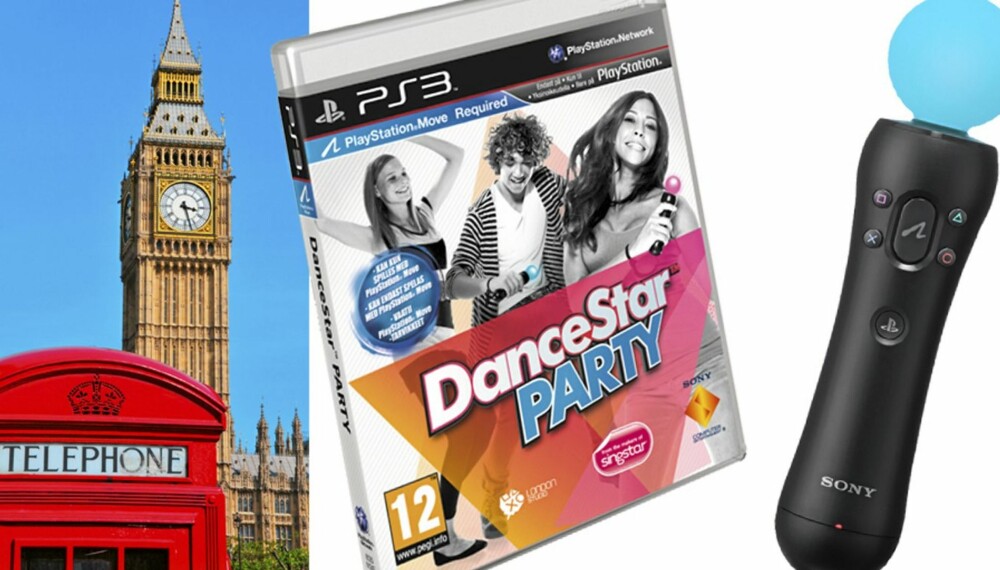 KONKURRANSE: Vinn London-tur, PlayStation Move-utstyr og PS3-spillet DanceStar Party!