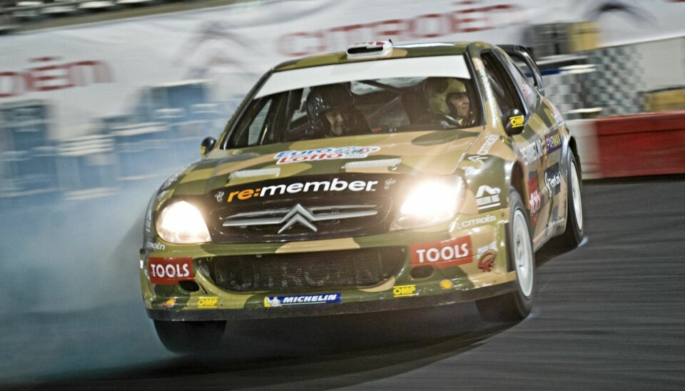 KLINER TIL: Petter Solberg legger sjelden noe i mellom. Her i full firehjulssladd.