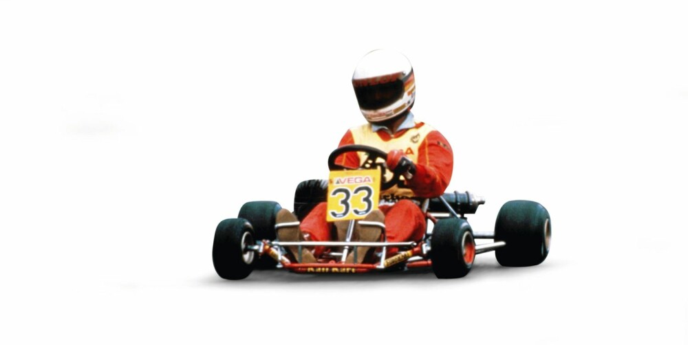 STARTET TIDLIG: Schumacher startet, som mange andre F1-førere, med gokart-kjøring i ung alder.
