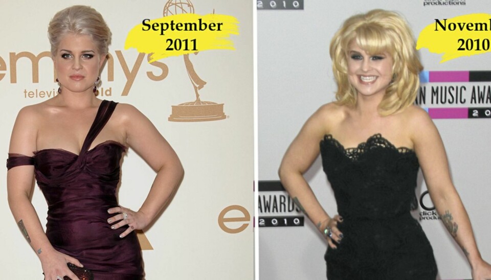 SAME, SAME, BUT DIFFERENT: Kelly dukket opp på flere arrangementer i 2010 der hun så atskillig tynnere ut enn i dag. - Jeg har samme størrelse som i fjor, sier hun.