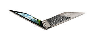 LIKHET: Asus Transformer Prime har mange likheter med PC-slektningen, Asus ZenBook.