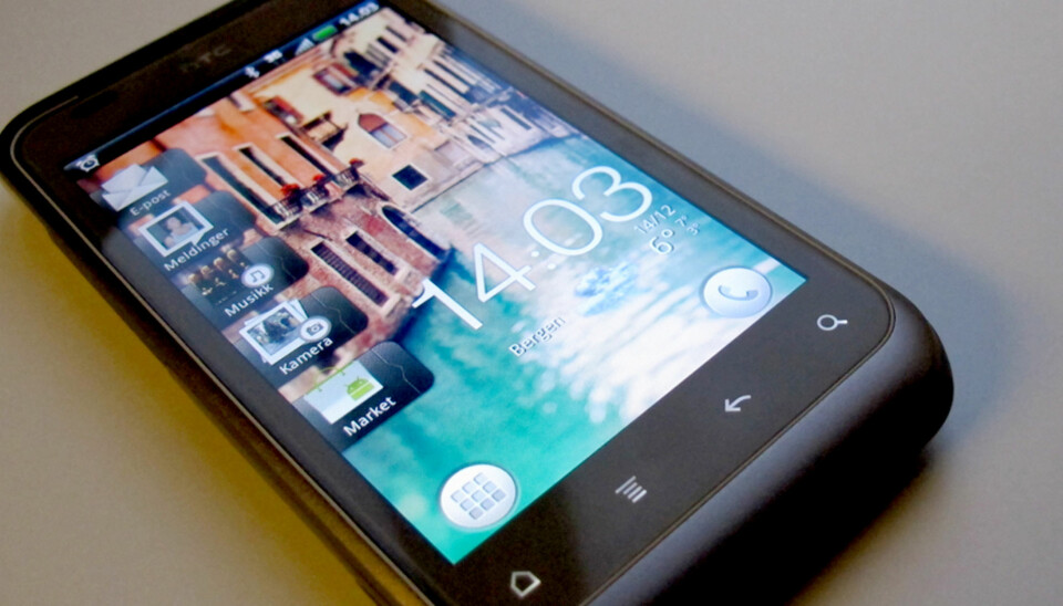 LEKKER: HTC Rhyme gir bra kvalitetsfølelse.