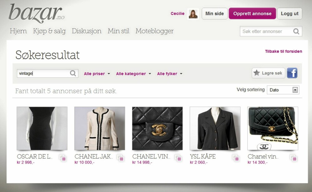 MARKEDSPLASS: Ny markedsplass for mote er ute nå. Legg ut tre annonser, og vær med i trekningen om en Balenciaga-veske! MARKEDSPLASS: Ny markedsplass for mote er ute nå. Legg ut tre annonser, og vær med i trekningen om en Balenciaga-veske!