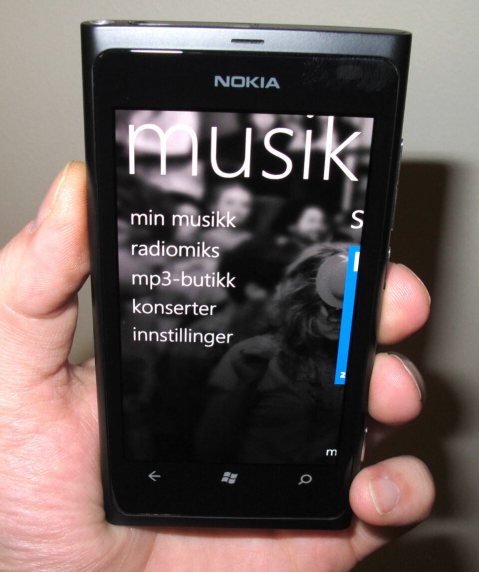 MER ENN MP3: Nokia Musikk er en app som lar deg høre på ferdige spillelister, kjøpe musikk og sjekke konserter i nærheten.