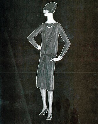 DEN ALLER FØRSTE: Den første tegningen av den lille sorte fra franske Vogue i 1926. DEN ALLER FØRSTE: Den første tegningen av den lille sorte fra franske Vogue i 1926.