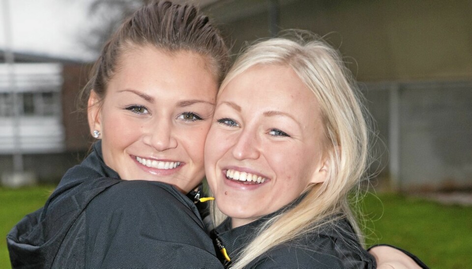 VENNER FOR LIVET: Amanda Kurtovic og Stine Bredal Oftedal
delte rom under håndball-VM i Brasil.