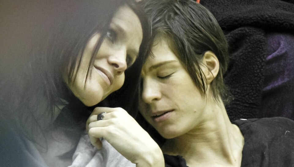 MAMMAER: Gro Hammerseng og Anja Edin har fått en sønn.