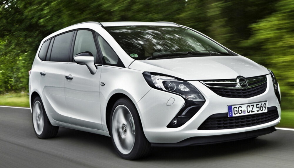 TILPASSES: Opel Zafira Tourer kan enkelt tilpasses til dine planer og behov.