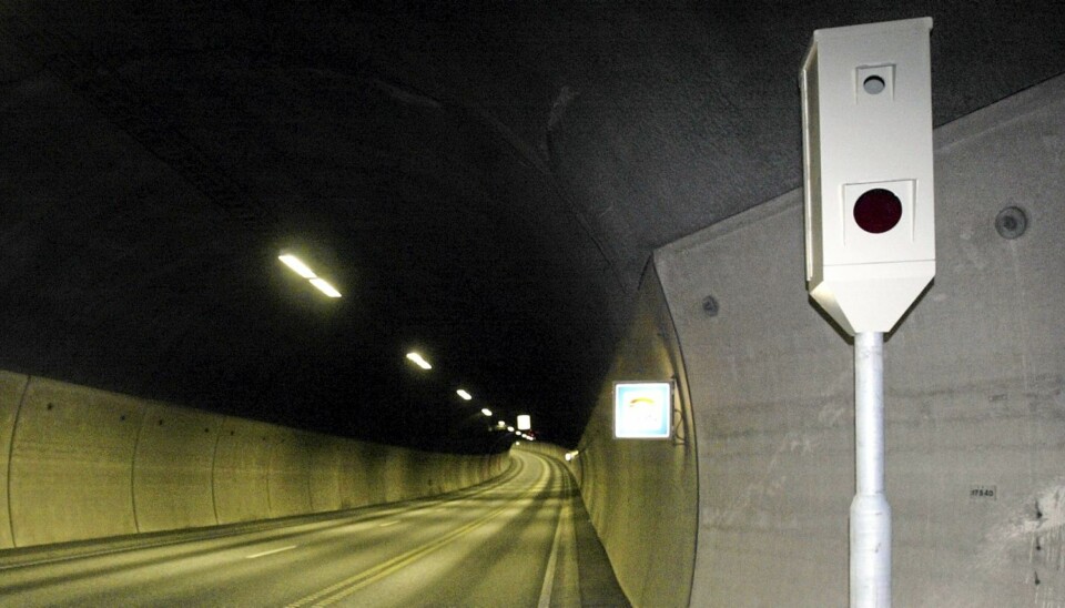 TUNNELSYN: Flere tunneler skal utstyres med streknings-ATK, blant annet fordi det er vanskelig for politiet å utføre kontroller i tunnelene. Foto Knut Falch/SCANPIX