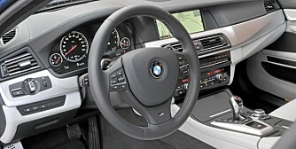 M5: Førermiljø BMW M5.