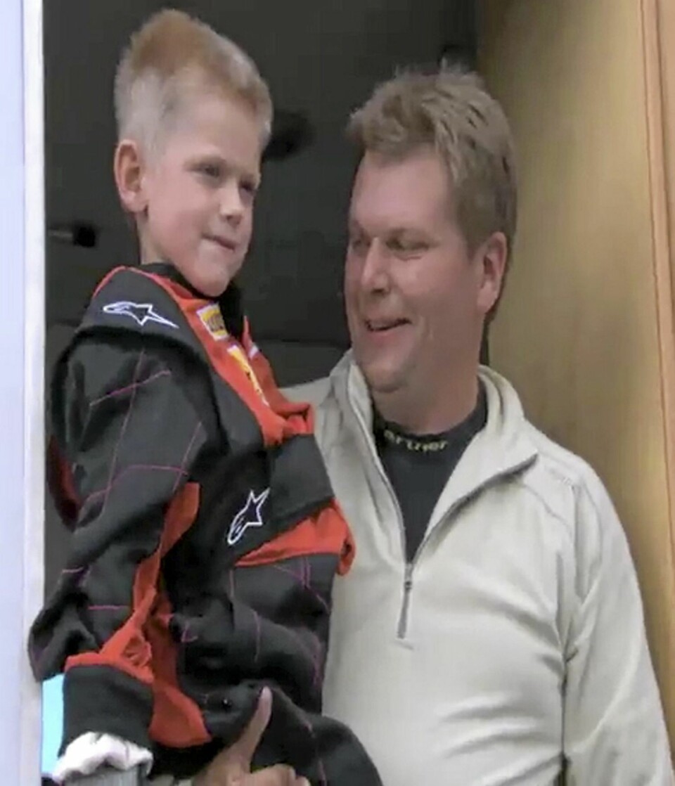 FIKK MØTE HELTEN: Rallykjører Peder Økseter kjører i klassen under Petter Solberg og tok med Lille-Petter på en heftig kjøretur han sent vil glemme!