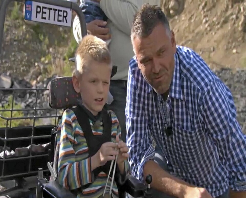 BLE GODE VENNER: «Vi er friends for ever», sier Øyvind Mund til Petter under Folkefesten i Elverum. De to gutta fant fort tonen!