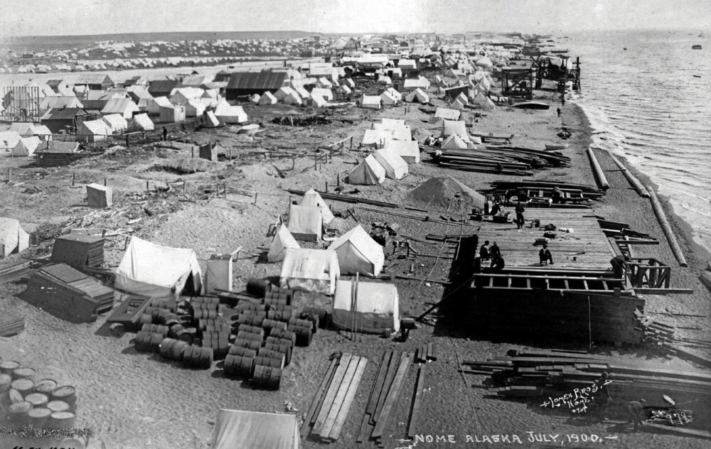 Jafet Lindeberg var med å grunnla Nome sommeren 1899. Byen begynte som en teltleir, men ble i løpet av bare ett år størst i Alaska.