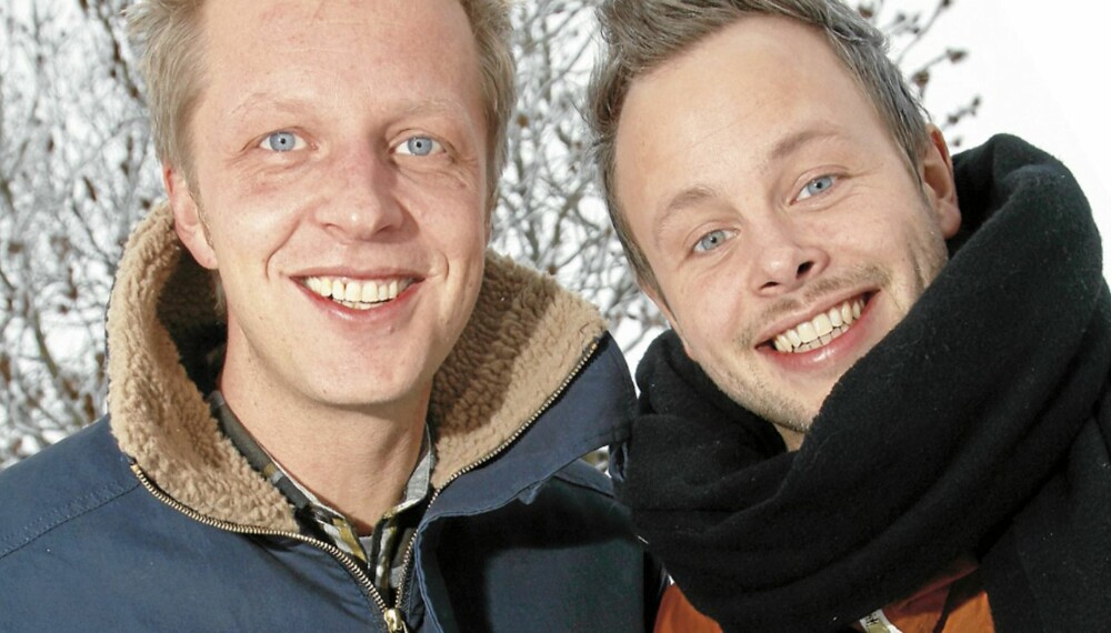 RADARPAR: Fridtjof Nilsen og Alexander Nyhagen skal lære norske menn å ta ned toalettsetet, ta oppvasken og kjøpe blomster.