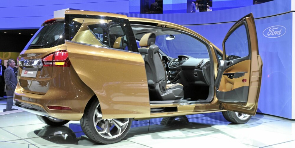 KONSEPT: Slik så konseptet på B-Max som ble vist frem på bilutstillingen i Genève i fjor. I år kommer den produksjonsklare versjonen.