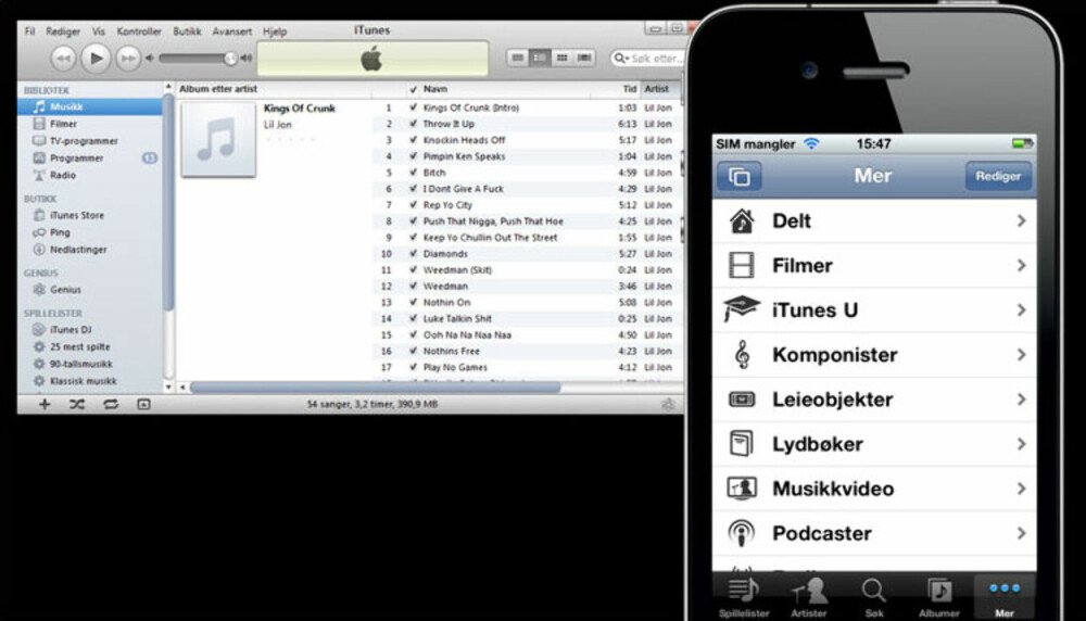 REMOTE: Apples Remote-app er en fjernkontroll til iTunes på PC og Mac.