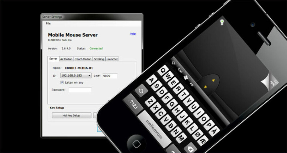 MUS: iPhone kan fungere som mus og tastatur til PC-en din.