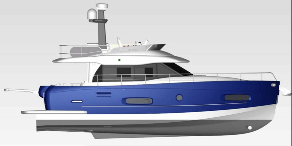 TURSKROG: Magellano 42 kommer i likhet med sine storesøstre til å bli en båt for de eventyrlystne. Både skrog, motorer, innredning og tankvolum er tilpasset lange reiser.