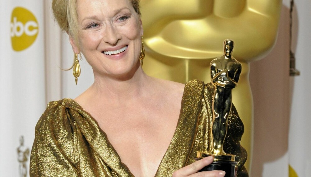 OSCARVINNER: Meryl Streep vant natt til søndag sin tredje Oscar-statuett for sin rolle i filmen "Jernkvinnen".