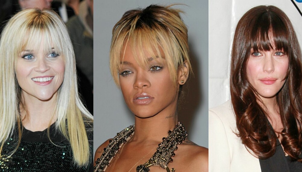 NYKLIPT: Reese Witherspoon, Rihanna og Liv Tyler med sine nye frisyrer.