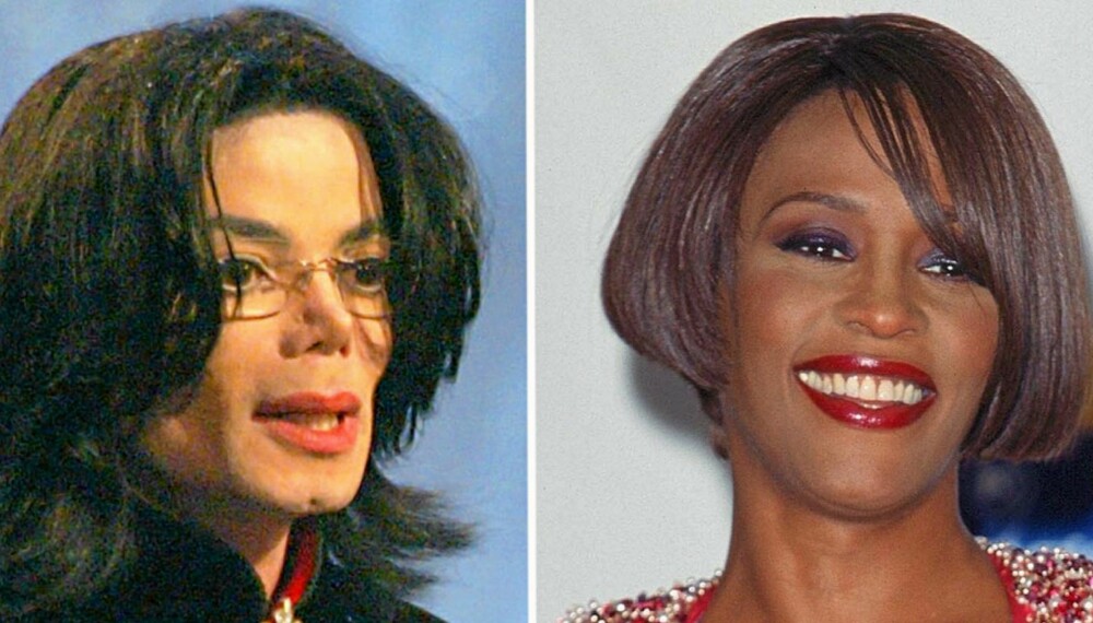 FORELSKET: Michael Jackson og Whitney Houston var betatt av hverandre, men Kongen av pop var så sjenert at at han ikke fikk seg til å fortelle henne hva han følte.