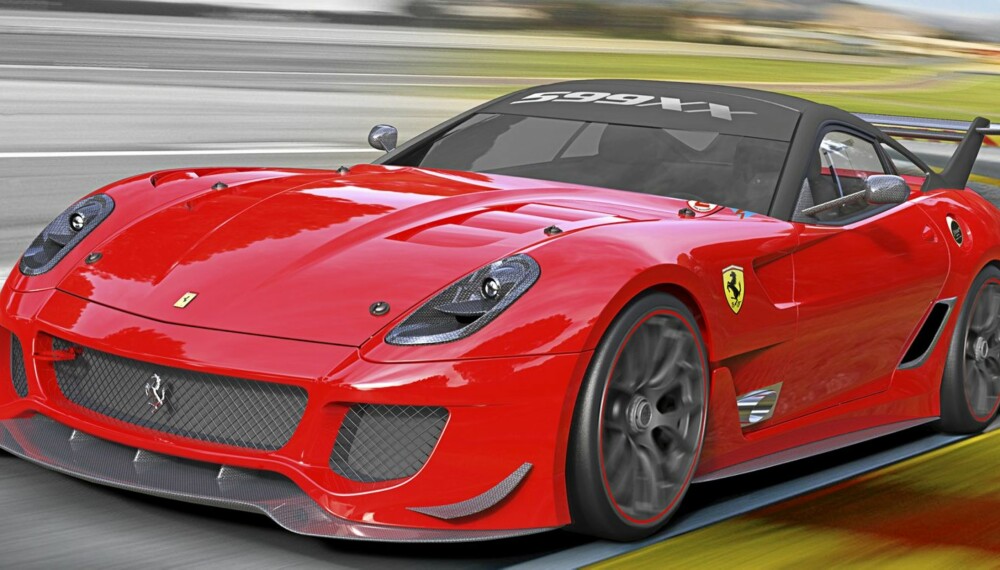 SPRE DIN VINGE: Ferrari 599XX Evolution - når 599XX med sine 700 hk blir for tamt.
