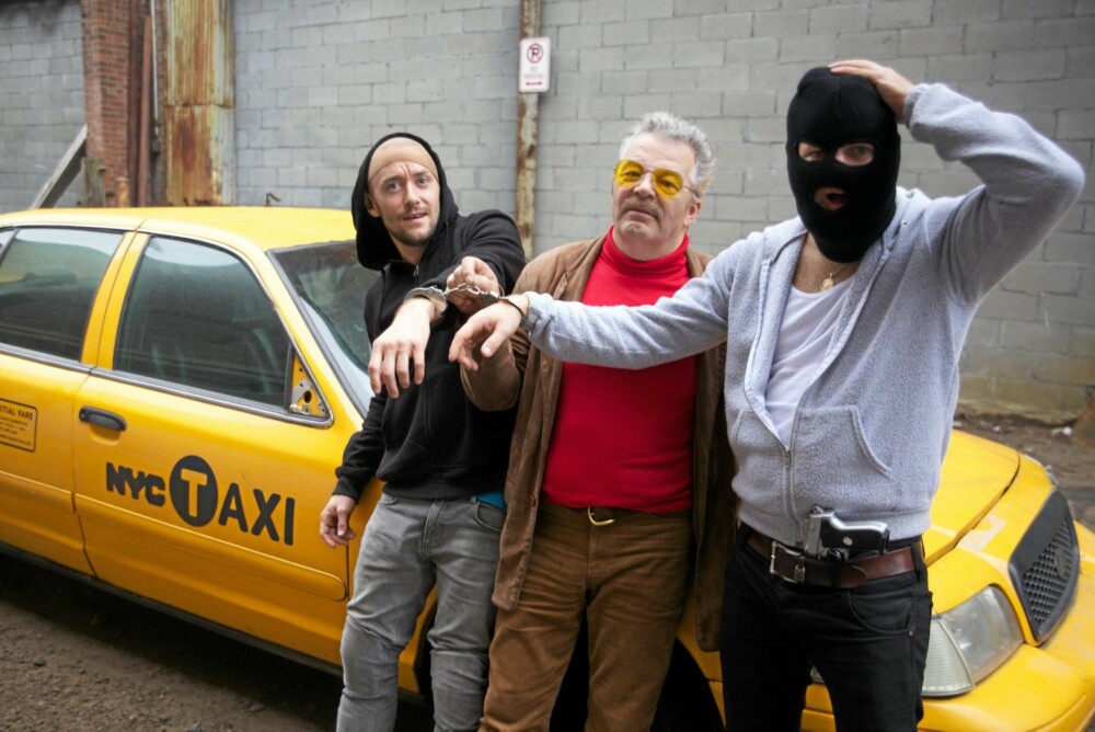 Thomas «Finger`n» Gullestad, Martin Schanche og Esben «Dansken» Selvig gjør New York utrygg i programmet "Onkel Amerika".