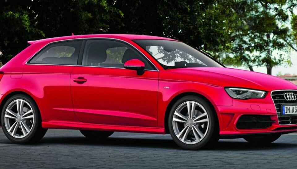 HELT NY: Audi A3 kommer i tredje generasjon i september.