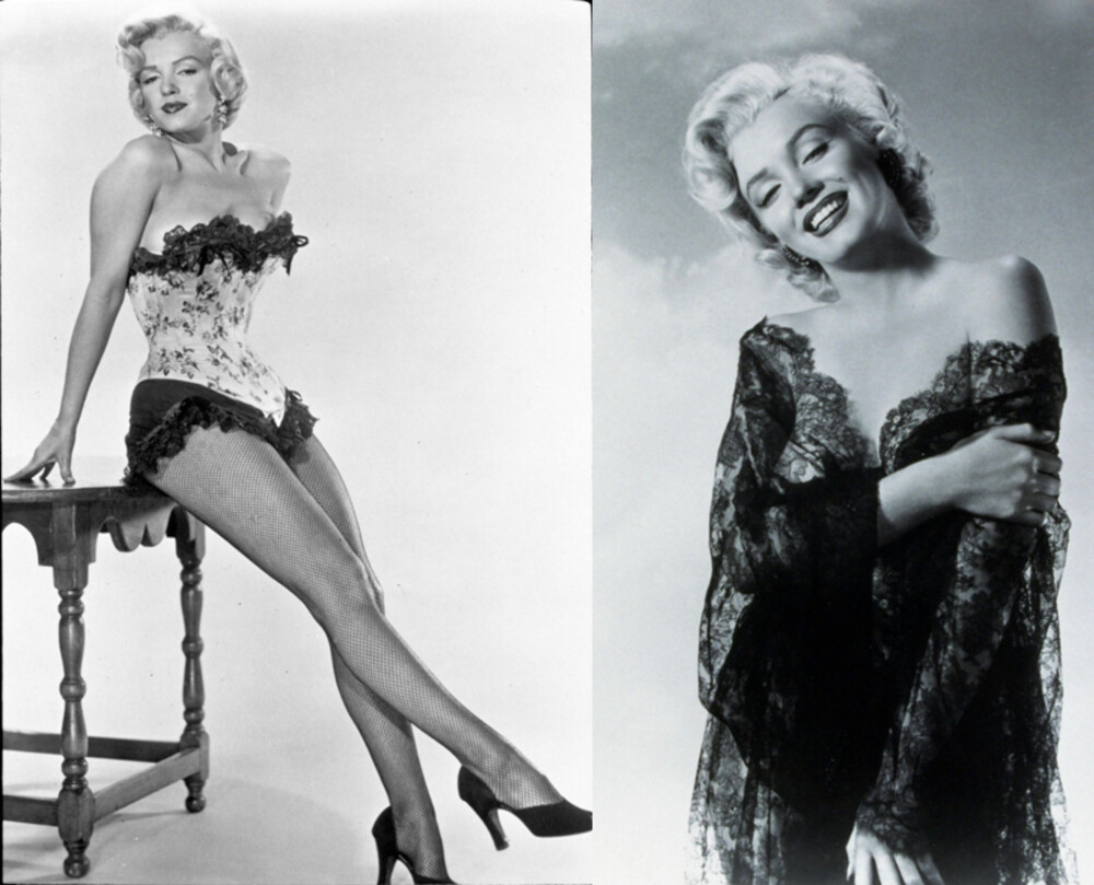 1950-TALLET: I dette tiåret kom kurvene for fullt tilbake. Det skulle gå inn og ut på de rette stedene. Marilyn var en av de største forbildene.