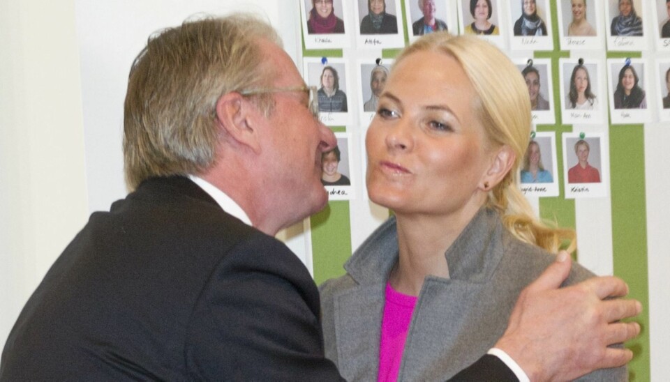 GLANSFULLT: Kronprinsesse Mette-Marit og Oslo-ordfører Fabian Stang kastet glans over åpningen av Stella kvinnesenter.
