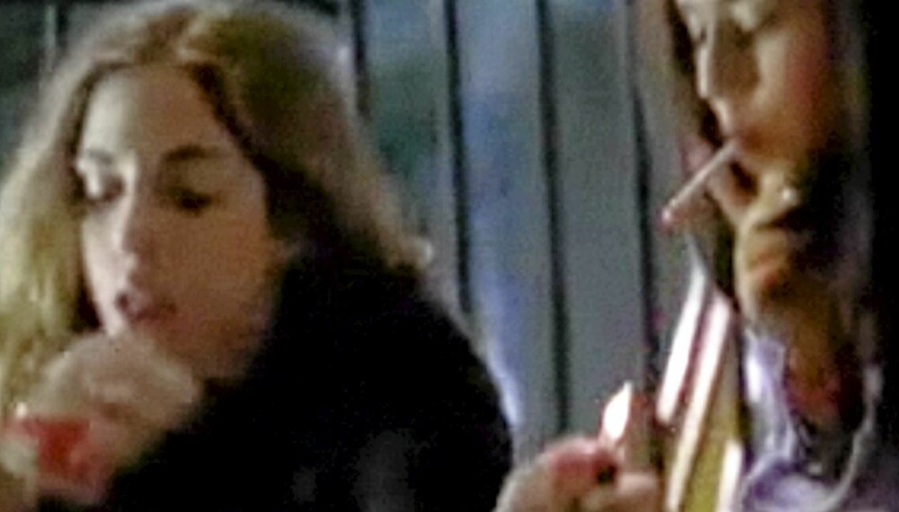 LILLE GAGA: Stefani Germanotta (15) spilte en av AJs små veninner i Sopranos.