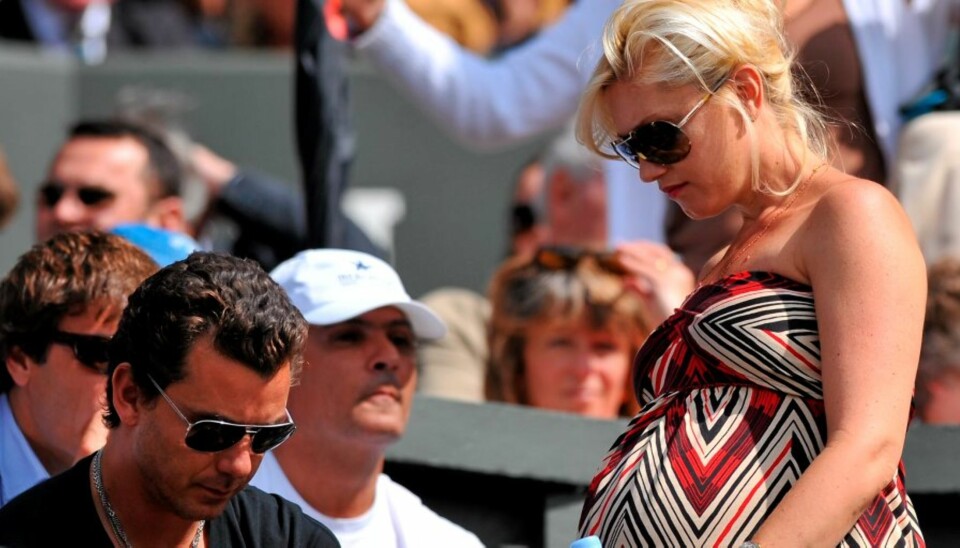 ENDELIG UTE: Gwen Stefani og Gavin Rossdale har endelig blitt foreldre igjen