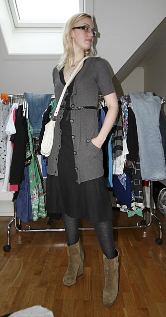 MOTERIKTIG: Her har stylist Lillian Vangen satt sammen et antrekk for Silje av klær hun allerede har i skapet.