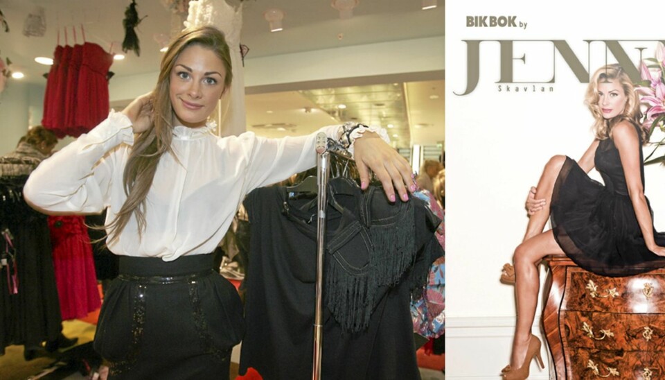 JENNY SKAVLAN FOR BIK BOK: Skuespiller Jenny Skavlan designer sin andre kolleksjon for den norske kleskjeden. Foto: Stella/Bik Bok
