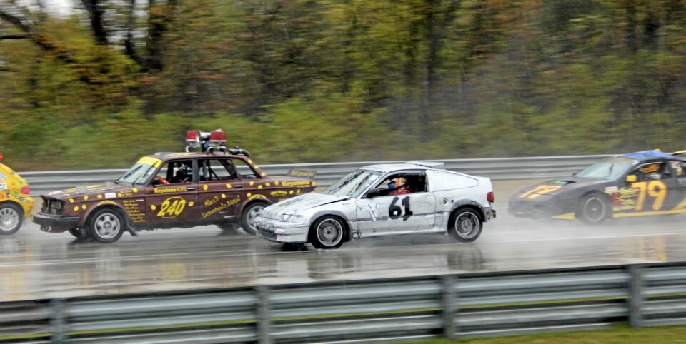 TETT RACING: Til tross for at dette er en sport med mye forskjellig, er det ofte ganske jevnt og tett på banen.