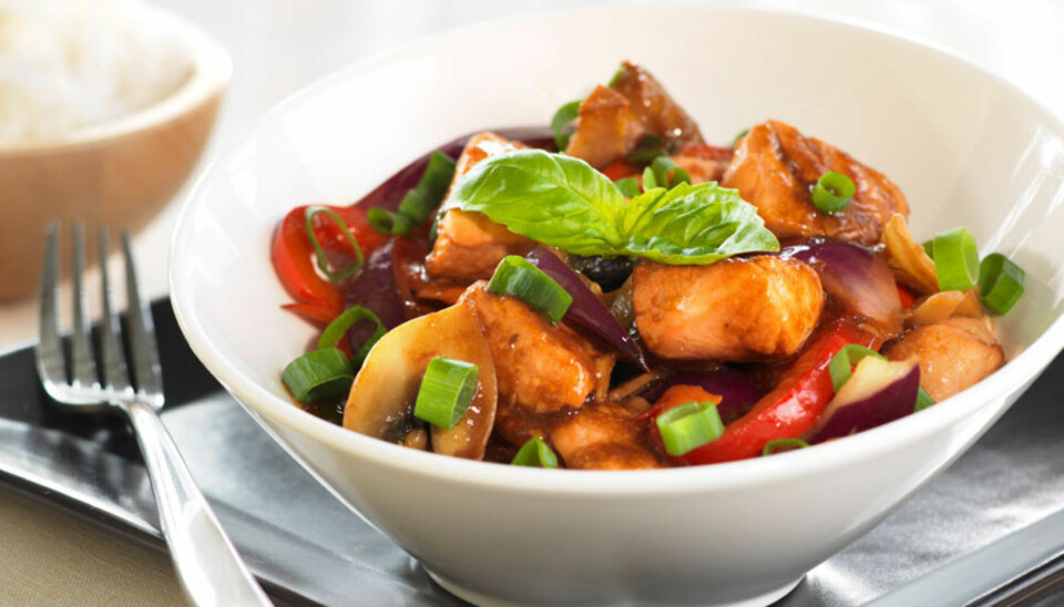 Dagens rett: Laks i wok