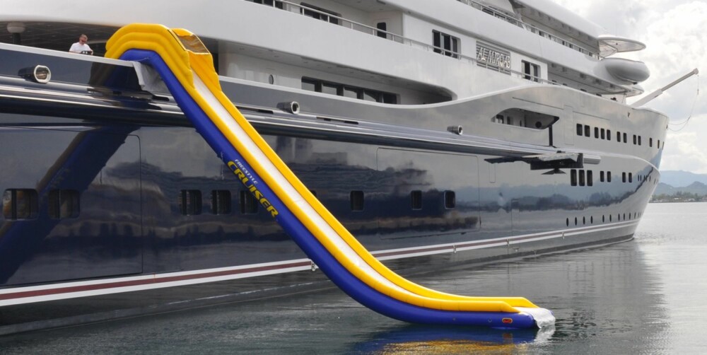 ENKEL SKLIE: Her sere dere en såkalt Non Leg Support-sklie, som passer yachter der sklia kan forankres lavere enn fem meter. Foto: Freestyle Cruiser ENKEL SKLIE: Her sere dere en såkalt Non Leg Support-sklie, som passer yachter der sklia kan forankres lavere enn fem meter. Foto: Freestyle Cruiser