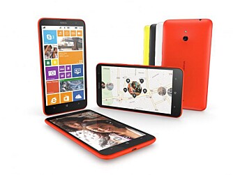 STOR OG BILLIG: Nokia Lumia 1320 blir nesten halvparten så billig som storebror 1520, men da må du ta til takke med 720p-oppløsning og dual-core prosessor.