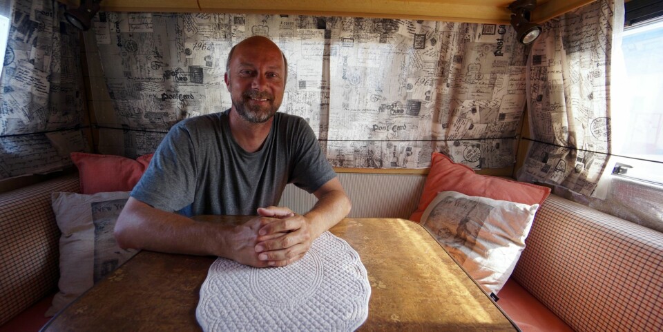 SJARM: Rune A. Karlsen i den overmåte koselige sittegruppa.