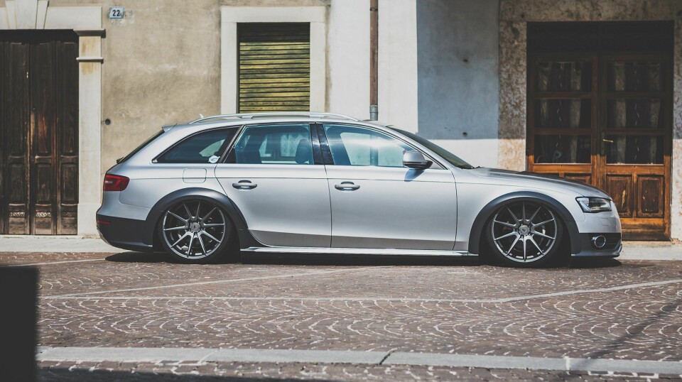 Enda en lav en. Reduserte hyttevei-egenskaper på denne Audi A4 Allroad.