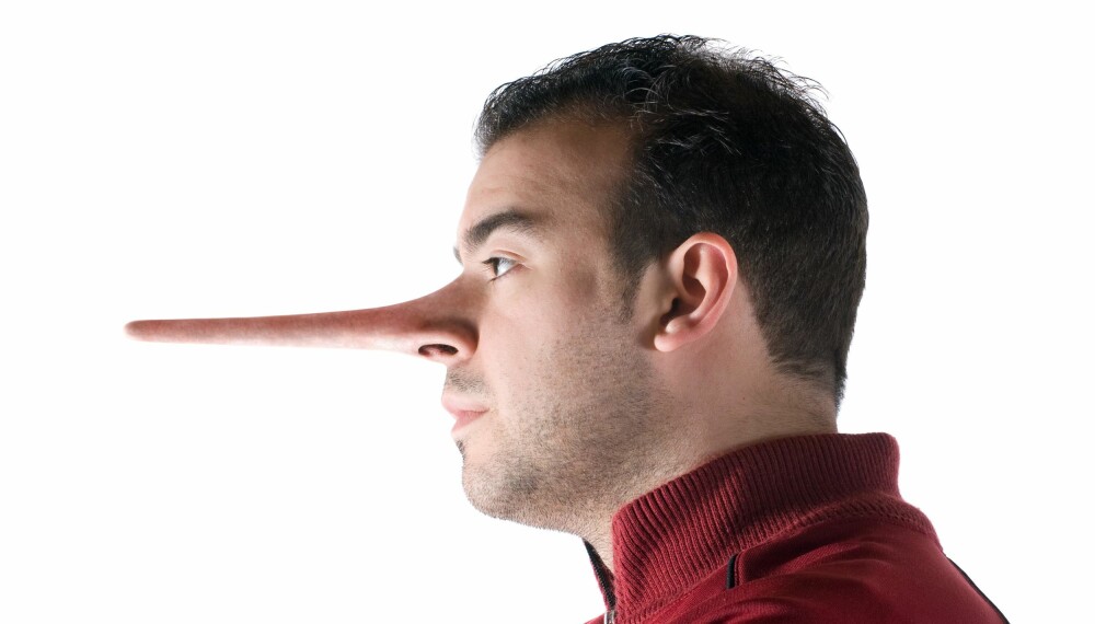 AVSLØRT: Man får kanskje ikke lang nese av å lyve, men de fleste av oss vil forandre oss på andre måter. 
Illustrasjonsfoto: Colourbox