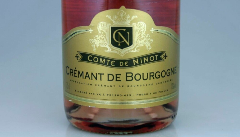 ROSA BOBLER: Comte de Ninot Crémant de Bourgogne Rosé Brut.
