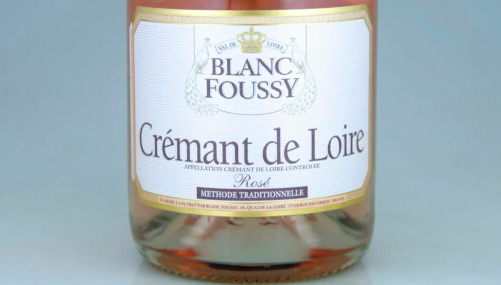 ROSA BOBLER: Blanc Foussy Crémant de Loire Rosé.